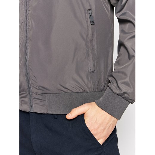 Brave Soul Kurtka bomber MJK-SANJAY Szary Regular Fit M wyprzedaż MODIVO