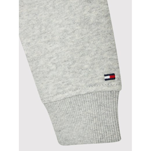 Tommy Hilfiger Bluza Applique Logo Hoodie KB0KB06904 M Szary Regular Fit Tommy Hilfiger 6Y okazja MODIVO