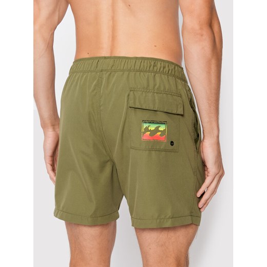 Billabong Szorty kąpielowe All Day Heritage Layback 16" W1LB13 BIP1 Zielony Billabong M okazja MODIVO