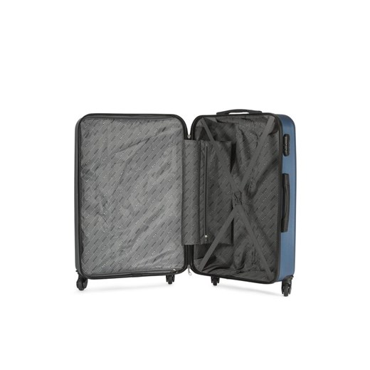Semi Line Średnia Twarda Walizka T5551-5 Granatowy Semi Line uniwersalny wyprzedaż MODIVO
