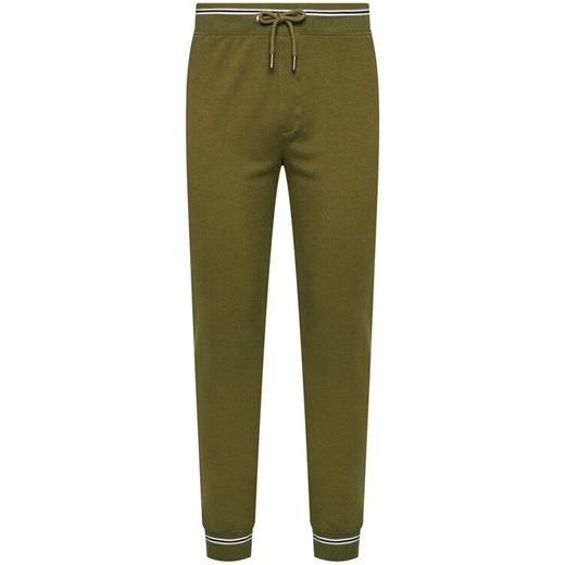 Guess Spodnie dresowe M1YB37 K7ON1 Zielony Slim Fit Guess M promocyjna cena MODIVO