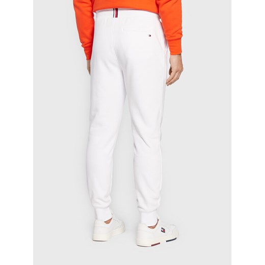 Tommy Hilfiger Spodnie dresowe Essential Monogram MW0MW28208 Biały Regular Fit Tommy Hilfiger XL promocyjna cena MODIVO