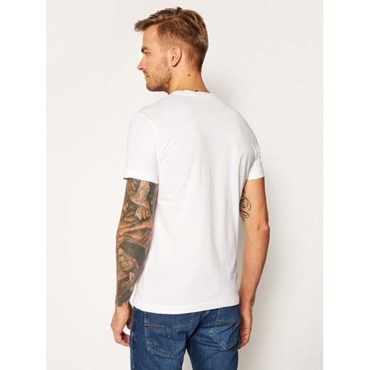 Calvin Klein Jeans T-Shirt Core Monogram Logo J30J314314 Biały Regular Fit L okazja MODIVO