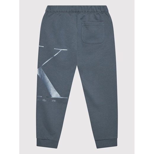 Calvin Klein Jeans Spodnie dresowe Mixed Monogram IB0IB01139 Szary Regular Fit 16 okazja MODIVO