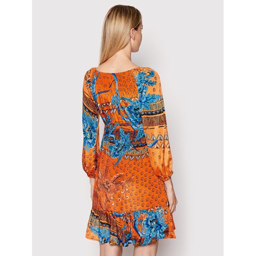 Iconique Sukienka codzienna Aisha IC22 146 Pomarańczowy Regular Fit Iconique L promocyjna cena MODIVO