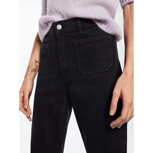 Mango Jeansy Valen 37008257 Czarny Regular Fit Mango 36 okazja MODIVO