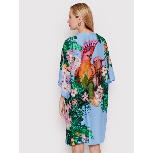Desigual Kimono Amelia 22SWMW13 Kolorowy Relaxed Fit Desigual M okazyjna cena MODIVO