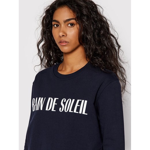 Drivemebikini Bluza Bain De Soleil Classic 2022-DRV-033_NV Granatowy Classic Fit Drivemebikini L promocyjna cena MODIVO