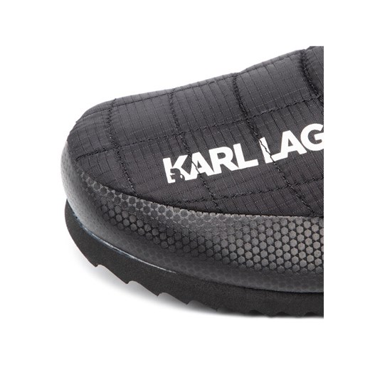 KARL LAGERFELD Kapcie KL72021 Czarny Karl Lagerfeld 43 MODIVO promocja