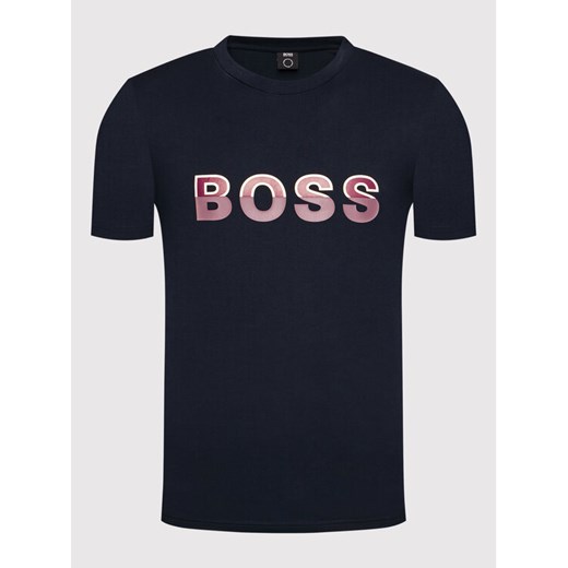 Boss T-Shirt Tiburt 256 50458117 Granatowy Regular Fit L okazja MODIVO