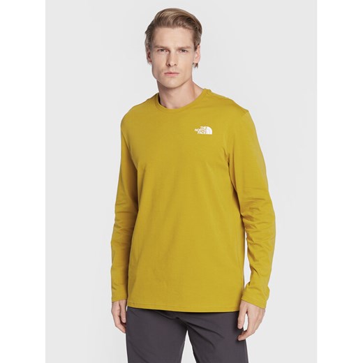 The North Face Longsleeve Easy NF0A2TX1 Żółty Regular Fit The North Face M MODIVO wyprzedaż