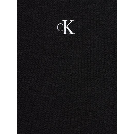 Calvin Klein Jeans Sukienka codzienna Fantasy Rib Ls Knit IG0IG01056 Czarny 12Y wyprzedaż MODIVO