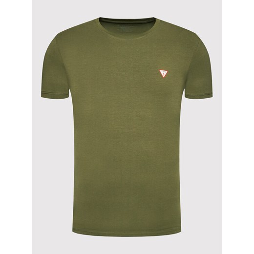 Guess T-Shirt Core M2YI24 J1311 Zielony Super Slim Fit Guess S okazja MODIVO
