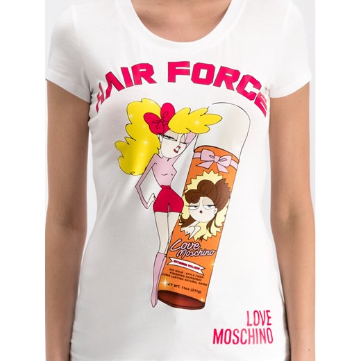 LOVE MOSCHINO T-Shirt W4B194UE2065 Slim Fit Love Moschino 42 okazyjna cena MODIVO