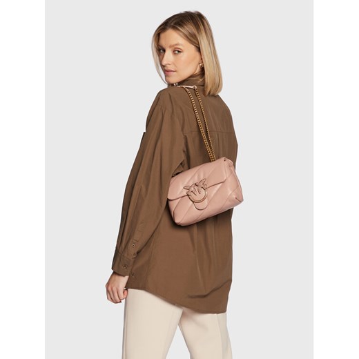 Pinko Torebka Love Mini Puff Maxi Quilt Je 2 Cl AI 22-23 PLTT 1P22UB A03J Różowy Pinko uniwersalny wyprzedaż MODIVO