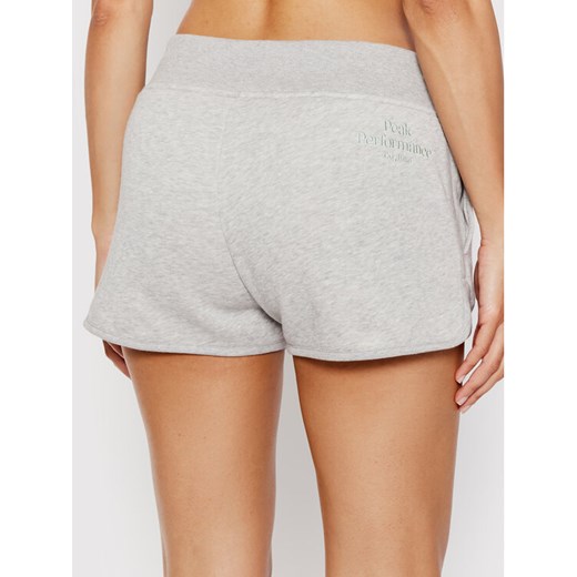 Peak Performance Szorty sportowe Dam G77537020 Szary Regular Fit Peak Performance XS wyprzedaż MODIVO