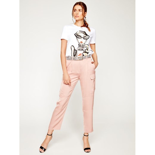 Calvin Klein Spodnie materiałowe Soft Cargo K20K201768 Różowy Regular Fit Calvin Klein 36 wyprzedaż MODIVO