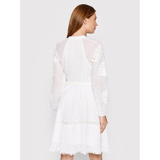 Guess Sukienka koszulowa Arita W2GK22 WE340 Biały Regular Fit Guess M promocyjna cena MODIVO