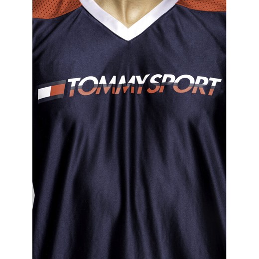 Tommy Sport Longsleeve S20S200110 Granatowy Regular Fit Tommy Sport L okazyjna cena MODIVO