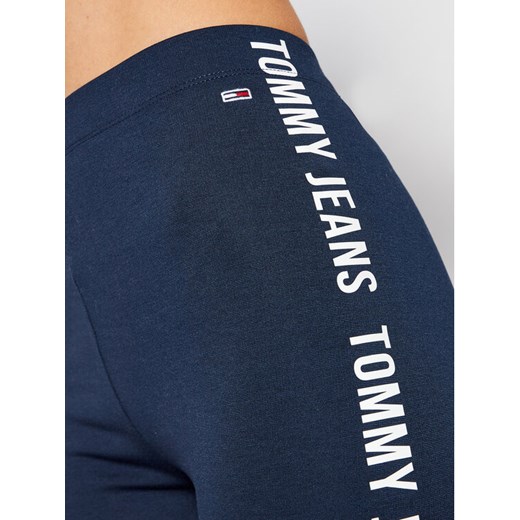 Tommy Jeans Szorty sportowe Tjw Branded Bike DW0DW09756 Granatowy Slim Fit Tommy Jeans S wyprzedaż MODIVO