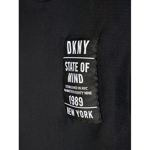 DKNY Bluzka D35R63 M Czarny Regular Fit 6A promocja MODIVO