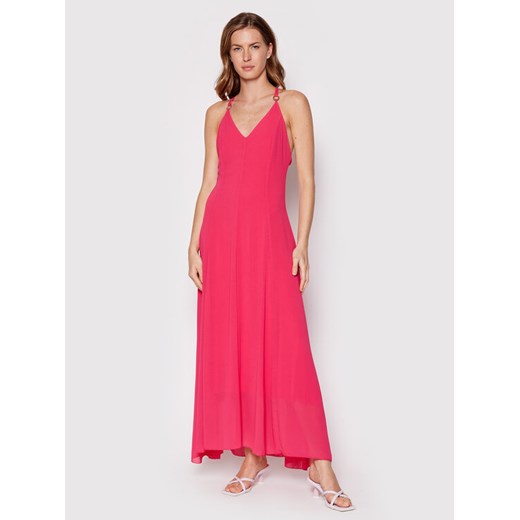 Rinascimento Sukienka wieczorowa CFC0109291003 Różowy Regular Fit Rinascimento XL okazja MODIVO