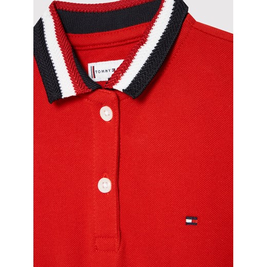 Tommy Hilfiger Sukienka codzienna Essential KG0KG06467 Czerwony Regular Fit Tommy Hilfiger 3Y wyprzedaż MODIVO