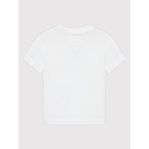 Tommy Hilfiger T-Shirt Tape Graphic KN0KN01430 Biały Regular Fit Tommy Hilfiger 68 wyprzedaż MODIVO