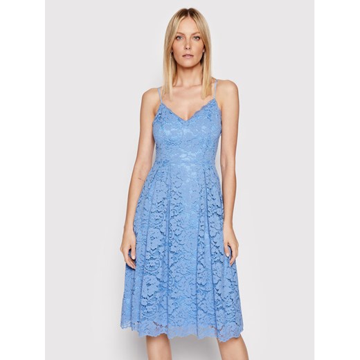 YAS Sukienka koktajlowa Lucerna 26026480 Niebieski Regular Fit Yas S okazyjna cena MODIVO
