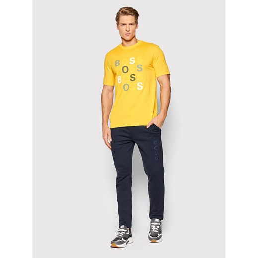 Boss T-Shirt Tessler 171 50462552 Żółty Slim Fit L MODIVO promocja