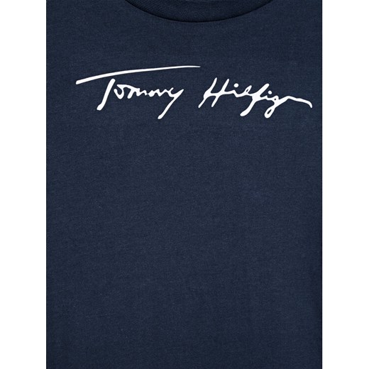 Tommy Hilfiger T-Shirt Script KS0KS00174 D Granatowy Regular Fit Tommy Hilfiger 8 okazyjna cena MODIVO