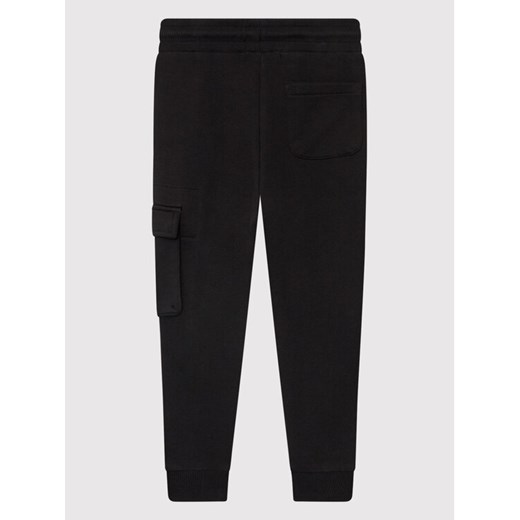 Calvin Klein Jeans Spodnie dresowe Badge Cargo IB0IB01190 Czarny Regular Fit 6Y okazja MODIVO