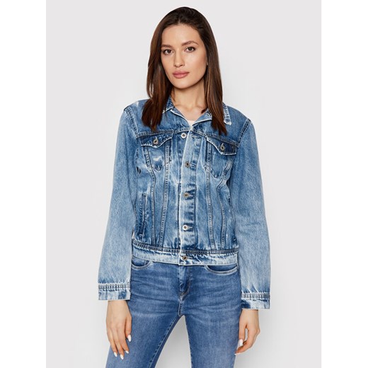 Pepe Jeans Kurtka jeansowa Rose PL402053 Granatowy Regular Fit Pepe Jeans XS okazja MODIVO