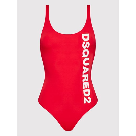 Dsquared2 Underwear Strój kąpielowy D6BGC3250.61338 Czerwony 38 okazja MODIVO