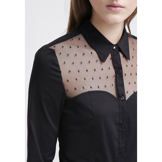 Guess LUDMILA Bluzka noir/jet black zalando szary zapinane