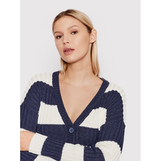 American Eagle Kardigan 034-1340-9567 Granatowy Relaxed Fit American Eagle S promocja MODIVO