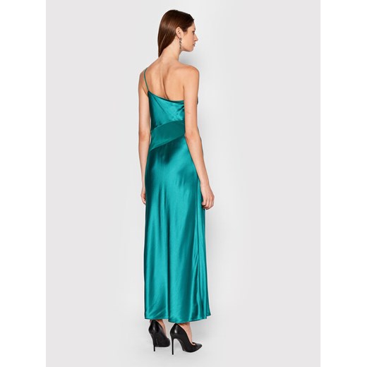 Calvin Klein Sukienka wieczorowa Asymmetric Shine K20K204294 Zielony Regular Fit Calvin Klein 42 okazyjna cena MODIVO