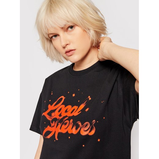 Local Heroes T-Shirt Lh Airbrush AW21T0038 Czarny Oversize Local Heroes S okazja MODIVO