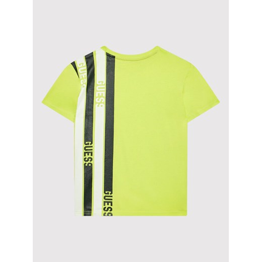 Guess T-Shirt L2RI31 K8HM0 Zielony Regular Fit Guess 8Y promocyjna cena MODIVO