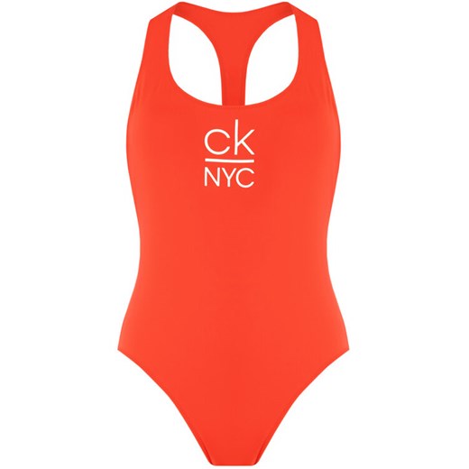 Calvin Klein Swimwear Strój kąpielowy KW0KW00986 Czerwony XS promocyjna cena MODIVO