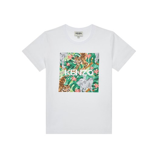 Kenzo Kids T-Shirt K15087 D Biały Regular Fit Kenzo Kids 14Y okazyjna cena MODIVO