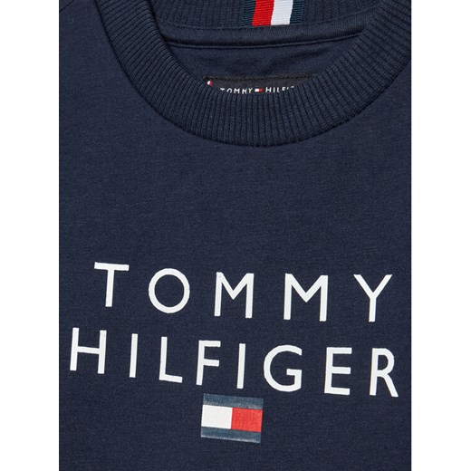 Tommy Hilfiger Bluza Logo KB0KB06897 D Granatowy Regular Fit Tommy Hilfiger 12Y wyprzedaż MODIVO