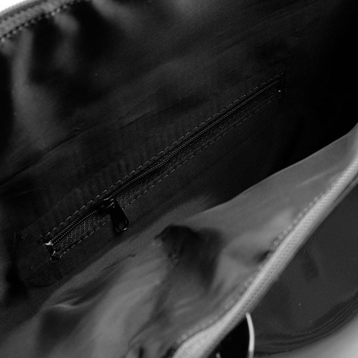 FELICE Magari M11 czarna elegancka torebka damska lakierowana skorzana-com czarny lakierowane