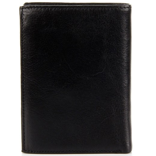 KRENIG Classic 12088 ekskluzywny skórzany portfel męski czarny w pudełku skorzana-com czarny miejsce na dokumenty