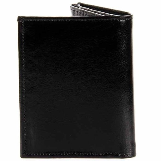 P165 czarny skórzany portfel męski skorzana-com czarny z zamkiem