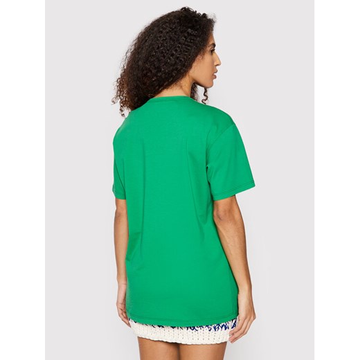 N°21 T-Shirt 22E N2M0 F051 6322 Zielony Relaxed Fit N°21 46 okazja MODIVO
