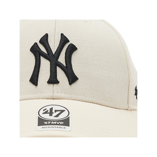 47 Brand Czapka z daszkiem New York Yankees B-MVPSP17WBP-NTX Beżowy 47 Brand uniwersalny MODIVO