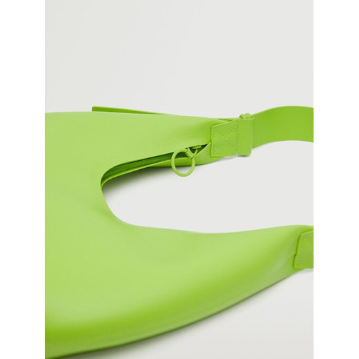 Mango Torebka Silicone 37041501 Zielony Mango OS MODIVO okazyjna cena