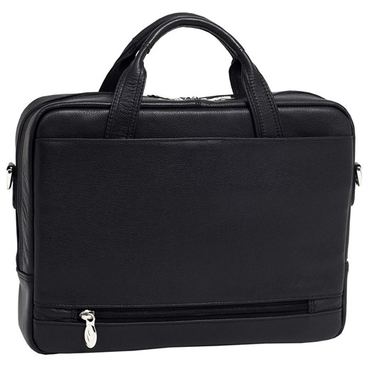 MCKLEIN Montclare 15495S czarna ekskluzywna skórzana torba biznesowa na laptopa 13,3" skorzana-com czarny klasyczny