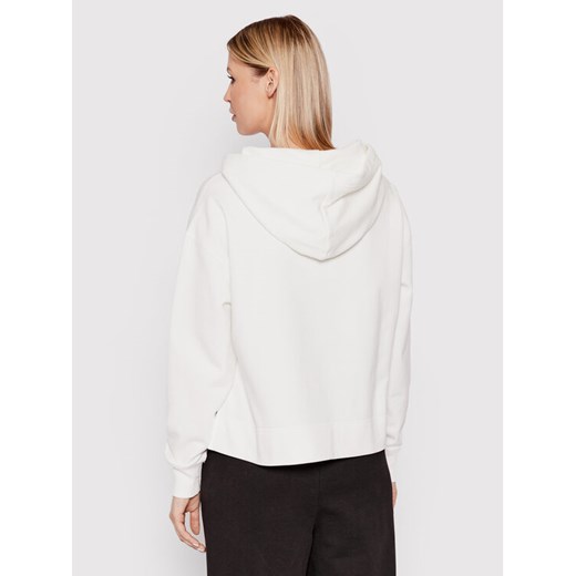 Tommy Hilfiger Bluza Script WW0WW34479 Biały Relaxed Fit Tommy Hilfiger S wyprzedaż MODIVO